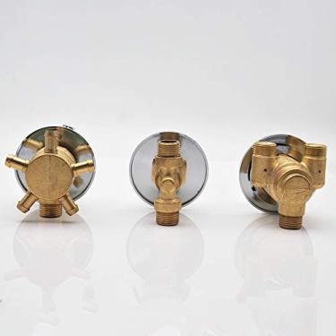 Imagem de Torneiras de chuveiro termostáticas 2/3/4/5 saída 10/12,5 cm válvula de mistura de latão válvula de desvio de temperatura misturadora controle de banheiro, cartucho de latão, cabo 2/3