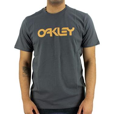 Imagem de Camiseta Oakley Masc Mod Mark Ii Ss Tee, Masculino, M, Cinza Escuro