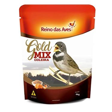 Imagem de Ração Reino das Aves Gold Mix Coleira para Pássaros