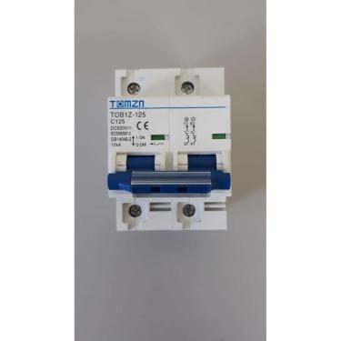 Imagem de Disjuntor DC/CC 125A/600V Bipolar P/ Painéis Solar / Baterias