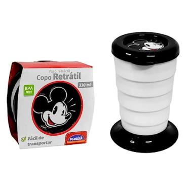 Imagem de Copo Do Mickey Para Viagem Retrátil Guarda Na Bolsa 330ml