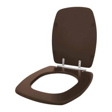 Imagem de Assento Sanitário Stylus Marrom Café Para Vaso Celite