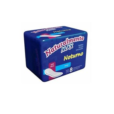 Imagem de EVERGREEN Absorvente Naturalmente Max Noturno S/Abas C/8