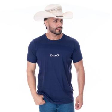 Imagem de Camiseta Masculina Texas Farm Cor Marinho Tam M - Texas F.
