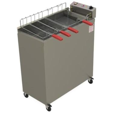 Imagem de Fritadeira Elétrica Água e Óleo PR-3008E Progás Aço Inox Escovado 5000/8000 Watts 36 L de Óleo 220V