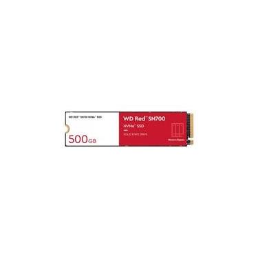 Imagem de SSD 500 GB WD Red SN700, M.2 2280, NVMe, Leitura: 3430MB/s e Gravação: 2600MB/s, Vermelho - WDS500G1R0C