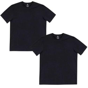 Imagem de Kit 2 Camisetas Basicas M Masculinas Qualidade Original - Hering