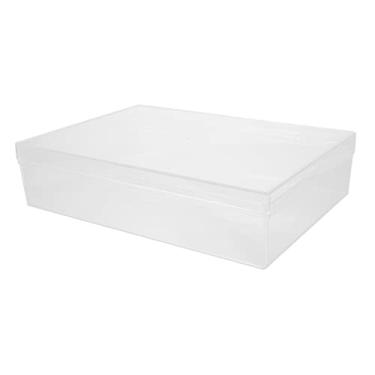 Imagem de Zerodeko 1Pc Caixa De Armazenamento Transparente Caixa De Armazenamento De Mesa Caixa De Armazenamento De Banheiro Caixa De Gaveta De Mesa Caixa De Empilhamento De Mesa Caixa Transparente