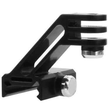 Imagem de MOOKEENONE Suporte de trilho de câmera de 20 mm com mastro de parafuso M5 para câmera de ação Insta360 ONE R/X2 para gravação esportiva