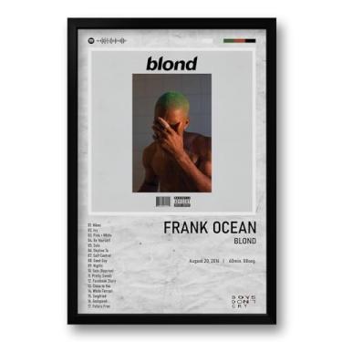 Imagem de Quadro Álbum Spotify Blond - Frank Ocean - 40x60cm