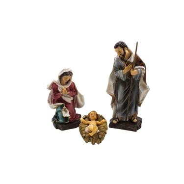 Imagem de Imagem Sagrada Família Importada Resina 21 Cm