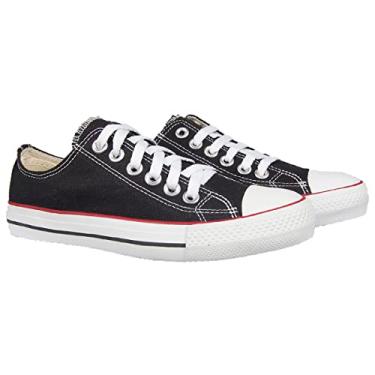 Imagem de Tenis Tradicional Lona Casual Cores West Boot Star Unissex (Preto, BR, Adulto, Numérico, 34)
