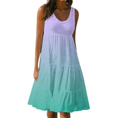 Imagem de Vestido feminino solto manga longa cor sólida vestido maxi camisa 2023 chiffon rodado vestido midi longo, #1 - verde, M