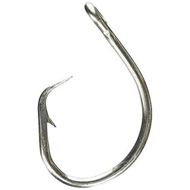 Imagem de Mustad Gancho de pesca clássico com 2 pontos extra fortes em linha de Duratina | Forte para atum pesado | Menos ganchos profundos para pegar e liberar, 14/0