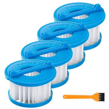 Imagem de MZY LLC Pacote com 4 filtros de substituição A32F02 para Ryobi 18V ONE + aspirador de pó molhado/seco PCL702 PCL702B PCL702K