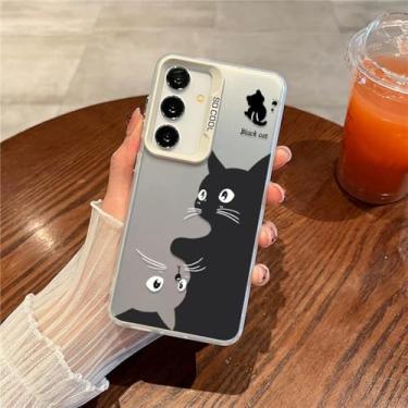 Imagem de Para samsung galaxy s24 s23 s 24 23 ultra fe plus note20 nota 20 ultra s24ultra s23ultra s23fe caso bonito capa de telefone, branco, para samsung s23