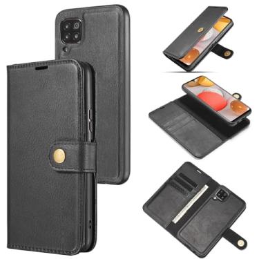 Imagem de Asuwish Capa de celular para Samsung Galaxy A42 5G carteira magnética destacável com protetor de tela de vidro temperado flip compartimento para cartão A 42 G5 42A S42 4G 2021 mulheres homens meninas