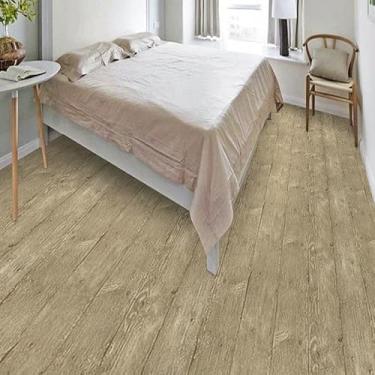 Imagem de Adesivo Para Piso Vinilico Autocolante 5mx61cm Varios Modelos, Proprio Para Chão De Quarto, Cozinha, Sala, Banheiro, Sala De Estar, Piso Em Rolo (P4- Madeira)