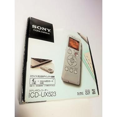 Imagem de Gravador SONY estéreo IC UX523 4GB prata ICD-UX523 / S