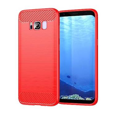 Imagem de Capas para Samsung Galaxy S8.Caso básico,Botão de pressão flexível / 360 ° Proteção completa,Anti-fingerpirnts