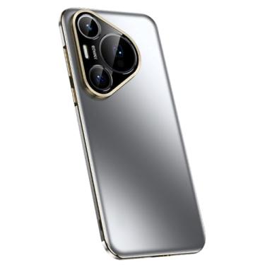 Imagem de LTLMYDAM Capa para Huawei Pura 70 Ultra/70 Pro/70 Pro+/70, Capa Nano PC Suave Fina À Prova de Choque Fosco Antiqueda, Prata, 70
