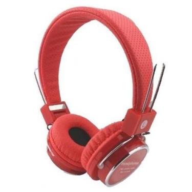 Imagem de Headphone B-05 Fone De Ouvido Wireless Bluetooth Vermelho - Importado