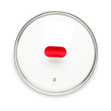 Imagem de Tampa de Vidro Ichef Polishop - Shark Series - 24Cm - Vermelha | Vermelho