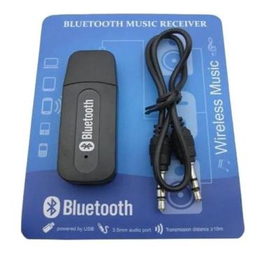 Imagem de Receptor Bluetooth Áudio Stereo 2.1 Usb P2 Adaptador para Músicas - BM