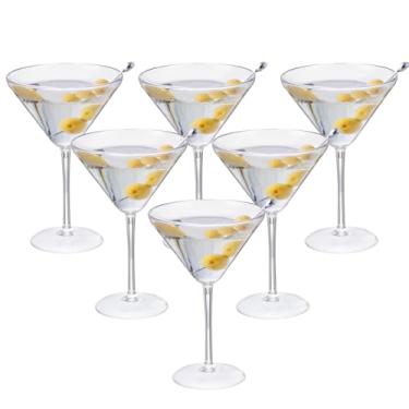 Imagem de Kit Com 6 Taças Martini de Acrílico (Cristal)