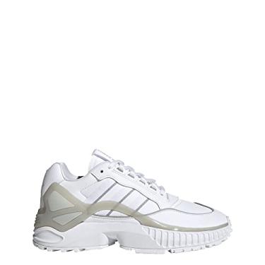 Imagem de adidas Originals Tênis feminino ZX Wavian, branco/cinza, Branco/Cinza, 36