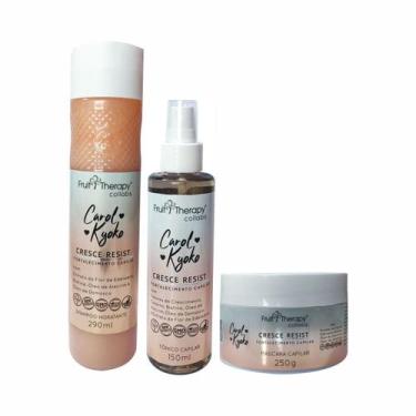 Imagem de Shampoo + Máscara + Tõnico Capilar - Carol Kyoko - Left