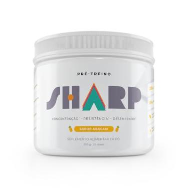 Imagem de Pré-treino SHARP 200 g - cafeína, beta-alanina, arginina, tirosina, taurina, magnésio - Montenegro Nutrition (200 g, Abacaxi)