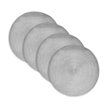 Imagem de Kit 4 peças Jogo Americano Redondo Suplat Mesa Posta - Linda Casa, Pra