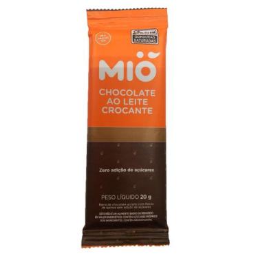 Imagem de Chocolate Mió Ao Leite Crocante Zero 20g