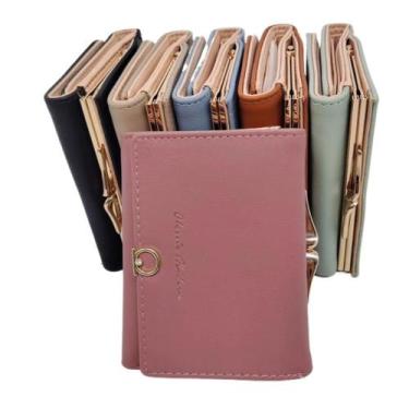 Imagem de Carteira com Porta Cartão e Moedas Feminina - good felps, Rosa