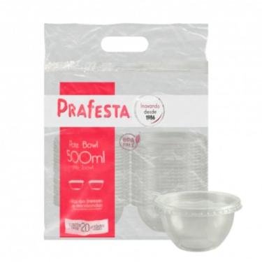Imagem de pote prafesta bowl 500ml 20und.