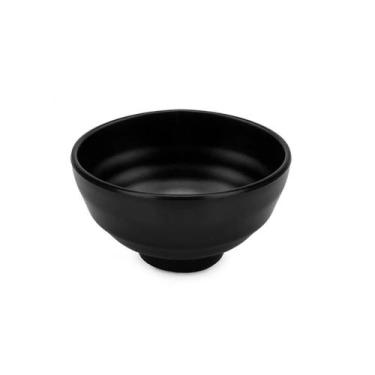 Imagem de Tigela Em Melamina Profissional Preta 14Cm - Gourmet Mix - MARCAMIX