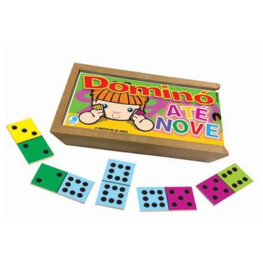 Imagem de Jogo de Dominó Infantil até 9 - Simque