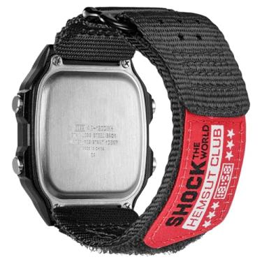 Imagem de Pulseira de relógio de 18 mm para Casio AE-1000W AE-1200 AE-1300 AEQ-110W AQ-S800W MRW-200H SGW-300H SGW-400H W-216H W-218H W-735H, pulseira esportiva de nylon super resistente