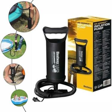 Imagem de Bomba De Ar Manual Para Encher Colchão Piscina Boia Inflavel - Bestway