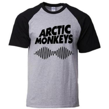 Imagem de Camiseta Arctic Monkeys - Alternativo basico, Cinza-Preto / P