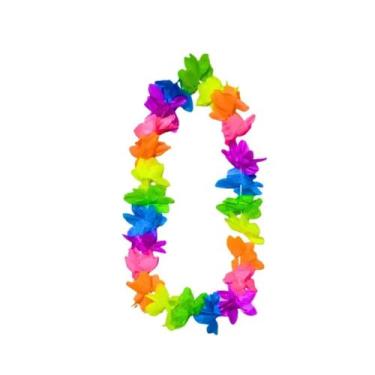 Imagem de Colar Havaiano Fantasia Festa de Carnaval - Nipo Center