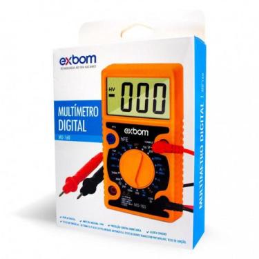 Imagem de Multímetro Digital Portátil com fusível de auto restauração - exbom, A