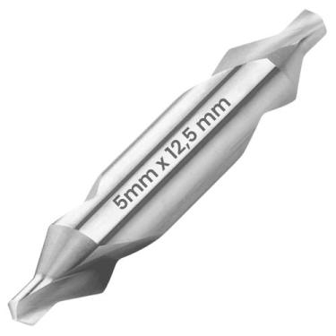 Imagem de Broca de Centro  5mm x 12,5mm x 63mm - Aço Rapido - IRVEN