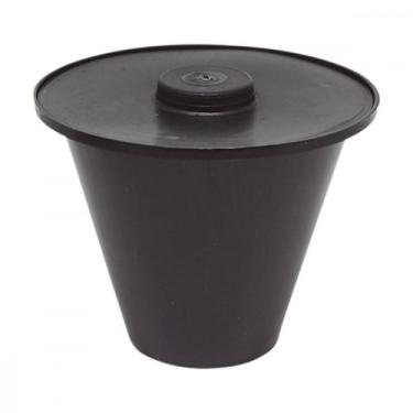 Imagem de Caixa Inspecao Preta Conica ./ Kit Com 10 Unidades - BRASCOM, Preto