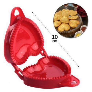 Imagem de Forma para Pastel de Plastico 10cm Formato Coracao - KOIZA