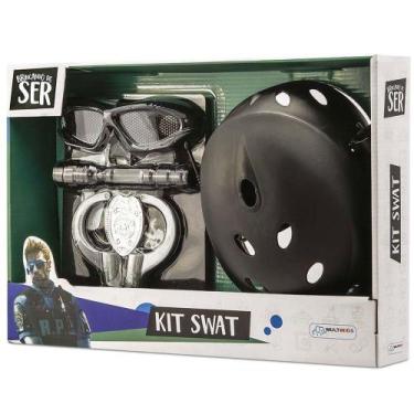 Imagem de Brincando De Ser Kit Swat Policia Com Acessórios - Multikids