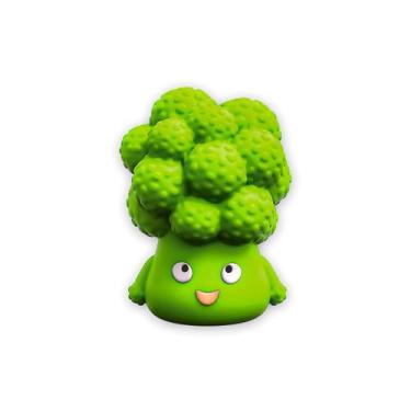 Imagem de Mordedor Brócolis Macio Bebê Gengiva Brinquedo Com Textura Confortável
