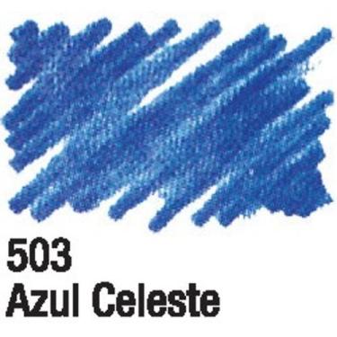 Imagem de Caneta para Tecido Acrilpen - Acrilex, 503 - AZUL CELESTE