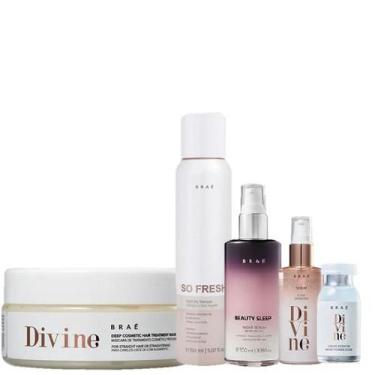 Imagem de BRAE Divine Mascara 200g Serum 60ml Ampola 13ml Beauty Sleep 100ml e S